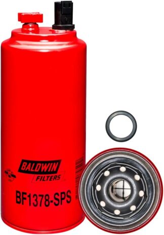 BF1378-SPS Fuel/Water Separator Spin-on with Sensor Port, Drain and Reusable Sensor