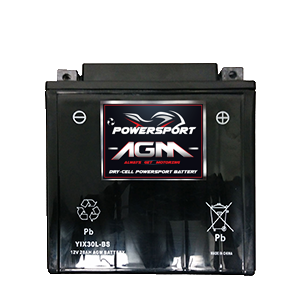30LBS Powersports Battery 6 War. AGM