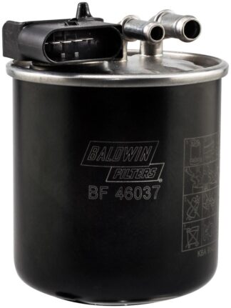 BF46037 In-Line Fuel Filter w/Plastic Connector