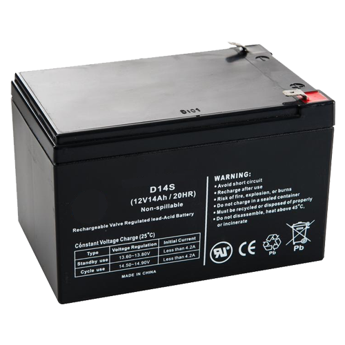 12V 14Ah Sealed Lead Acid Battery 6Mo.