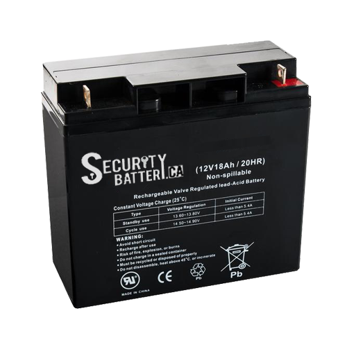 12V 18Ah Sealed Lead Acid Battery 6Mo.