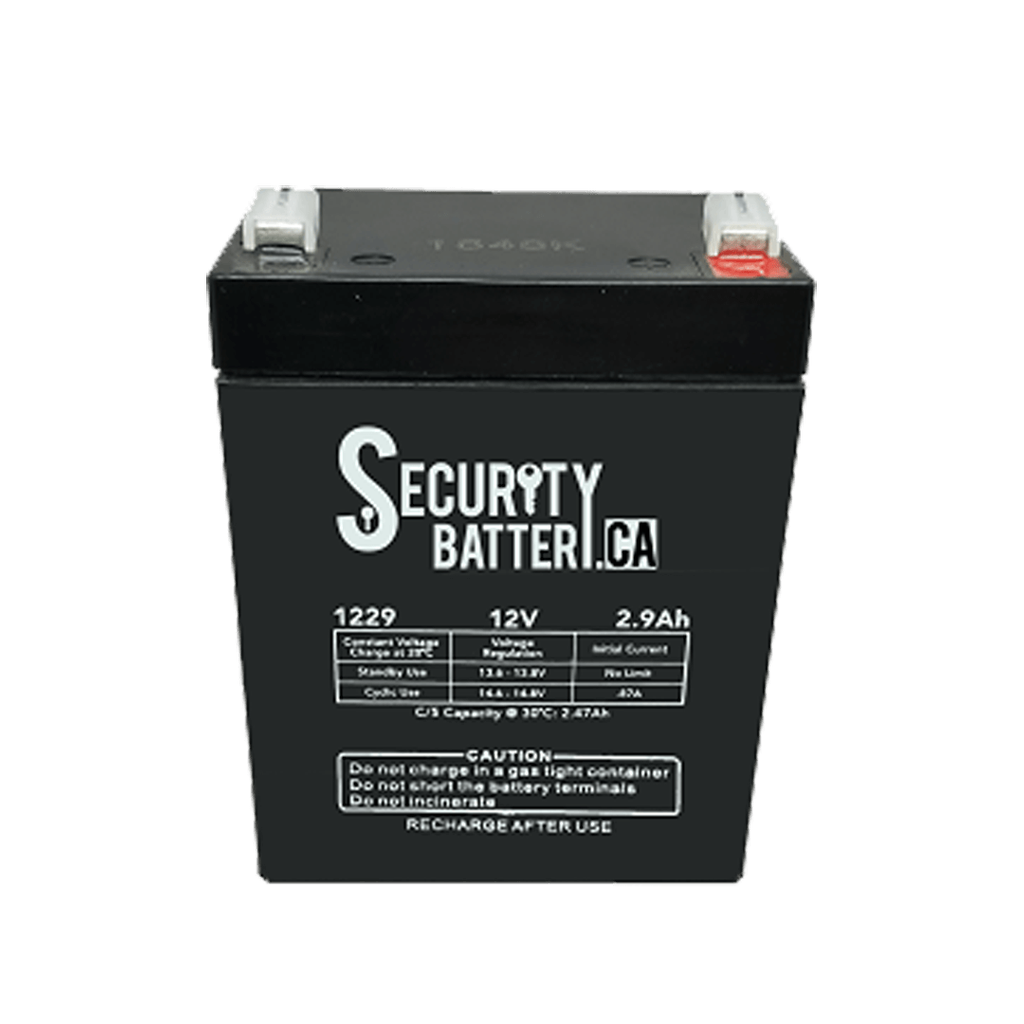 12V 2.9Ah Sealed Lead Acid Battery 6Mo.