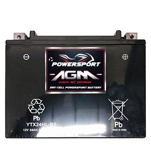 24HLBS Powersports Battery 6 War. AGM