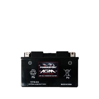 7BBS Powersports Battery 6 War. AGM